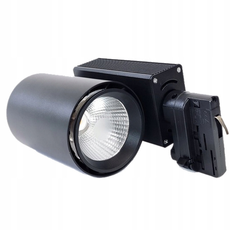 LED-Schienenleuchte 30W 4000K für 3-Phasen-Schienen Schwarz