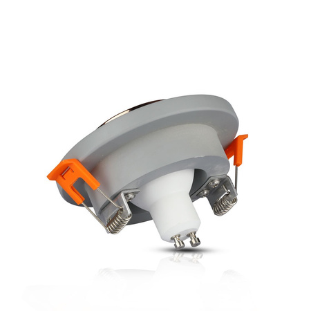 Deckeneinbauleuchte GU10 mit Öse rund Grau/Roségold VT-862 V-TAC – 5 Jahre Garantie