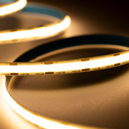 LED-Strip, LED-Streifen 12V 50W 1920LED NEON 8mm 5m COB IP65 warm LUMILED