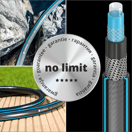 Gartenwasserschlauch 6 Lagen mit Geflecht 3/4" 20m stark HOBBY ATS2 CELLFAST