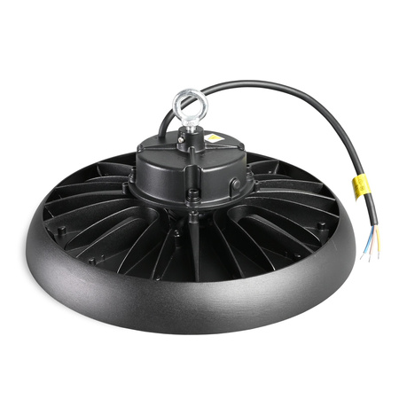 LED High Bay Industrieleuchte 200W 32600lm 5000K Neutral 90° Schwarz Pendel IP65 Videx