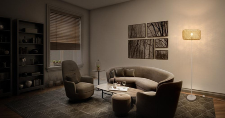 Dekorative E27 Beige Dekor Ledvance Stehleuchte