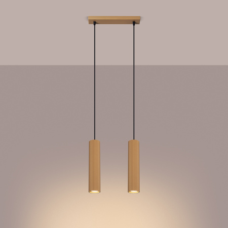 Decke Hängelampe Tuba Spot 2x GU10 Gold Carbon Deep Space SL.1555 Sollux