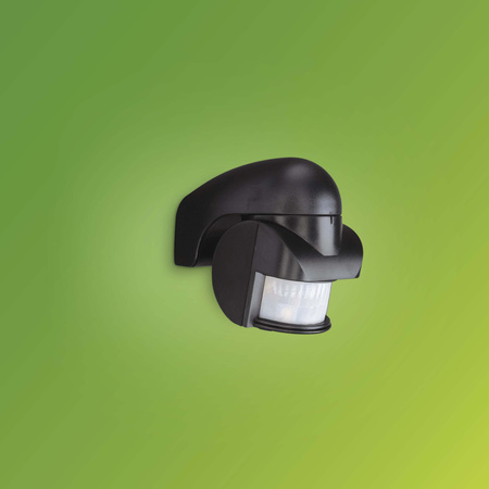 VIRGINIA Aufputz-PIR-Bewegungsmelder IP44 beweglich schwarz PHILIPS