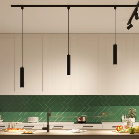 Lampenadapter für LED-Beleuchtungssammelschienen einphasig schwarz EasyLink Philips