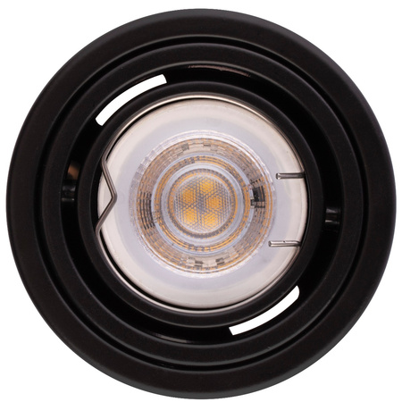 Aufbauleuchte HALOGEN Aluminium Schwarz SPOT TUBE 10cm für LED GU10 Bellalux