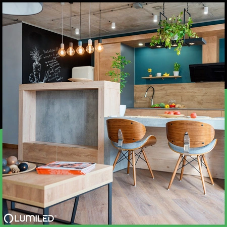 Dekorative LED Lampen E27, Glühbirne G95 6W = 50W 660lm 2000K warm 360° Globe Amber Glühfaden LUMILED