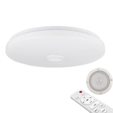 PLAFON LED 49cm runde Deckenleuchte RGBW 3000K-6500K + Fernbedienung BLUETOOTH-Lautsprecher