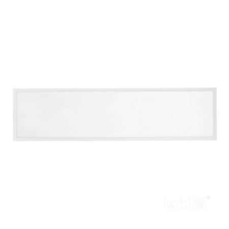 LED Flächenpanel 40W 4400lm 4000K 90° Neutral UGR19 Weiß 30x120cm Capri Pro Kobi