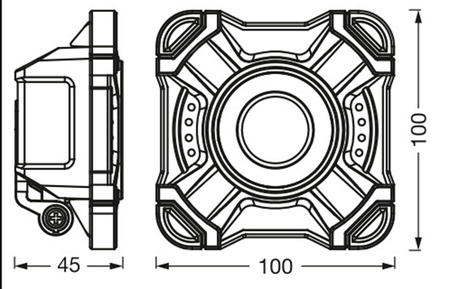 LED-Flutlicht Akku-Arbeitsleuchte 6500K 800lm LEDVANCE Flutlicht
