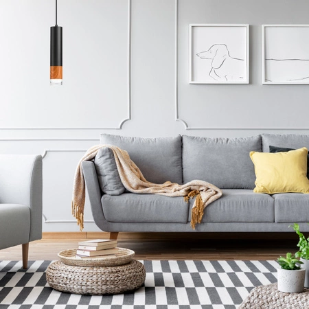 AURELIA E27 Decke Pendelleuchte Schwarz LM-1.152 Lamkur