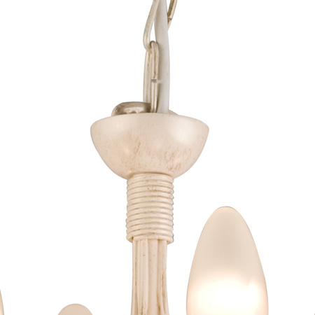 DONATO Hängelampe 8xE14 Kronleuchter Weiß Klassisch LM-8.29 Lamkur