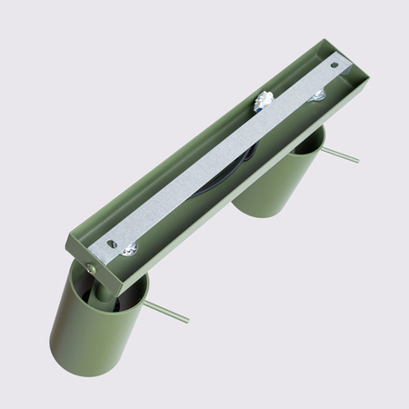 Tuba Spot Reflektor Deckenleuchte 2x GU10 Olive Ring Bittersweet Shimmer SL.1501 Sollux