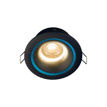 HALOGEN-Leuchte Unterputz-Hermetik-Unterputzleuchte FOXTROT 8374 GU10 Schwarz IP54 FEST