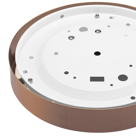 Plafond LED-Deckenleuchte DANTE E27 Kupfer Weiß Metall LD.PD-6.14 Lamkur