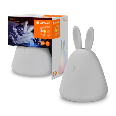 Berührungsempfindliche Kinder-Nachtlampe RABBIT LED 2,5W WARMWEISS + RGB Nightlux Touch Rabbit LEDVANCE