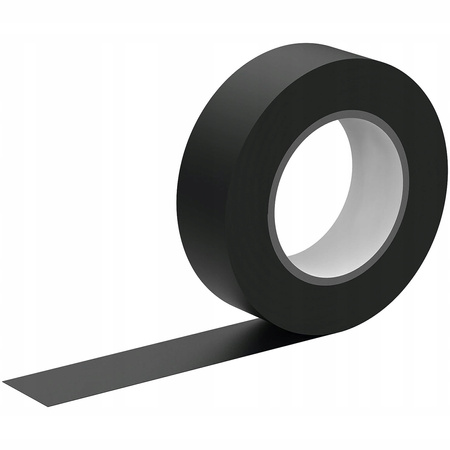 Starkes PVC-Isolierband wasserdicht 19 mm x 0,13 mm Schwarz 20 m