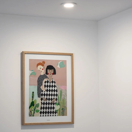 Einbaustrahler GU10, Einbauspot HALOGEN hermetisch für Badezimmer IP44 Weiß AQUA LUMILED