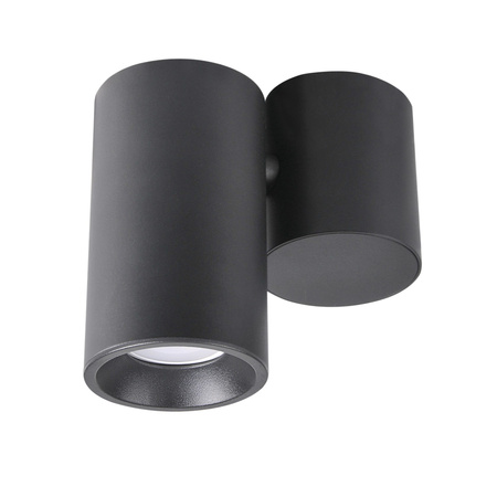 Aufbau-Deckenleuchte HOBRO GU10 Spot Tube Movable Schwarz GOLDLUX (Polux)