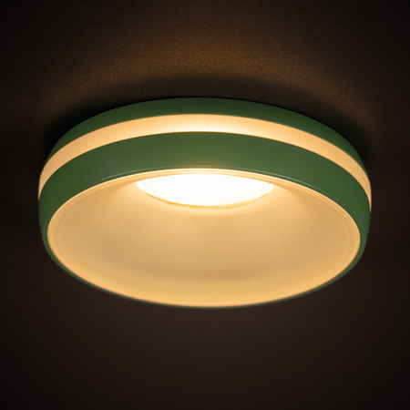ELICEO-DSO GU10/GU5.3 Kreisförmige grüne KANLUX Deckeneinbauleuchte