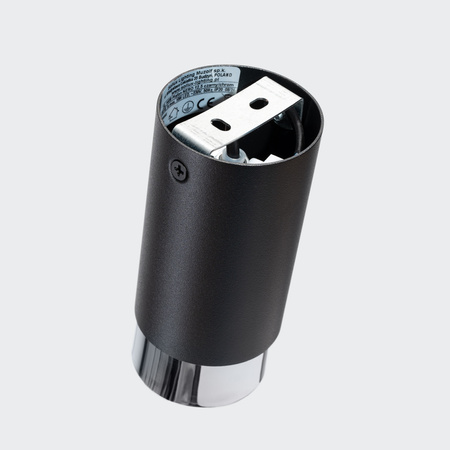 Deckenleuchte Leuchte Aufbauleuchte Tuba Spot GU10 Schwarz Chrom Nero Bittersweet Shimmer SL.1408 Sollux