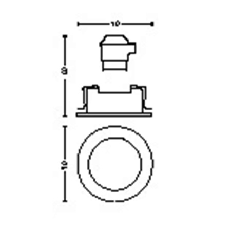 3x Halogen-Steckleuchte ENNEPER GU10 rund beweglich weiß PHILIPS