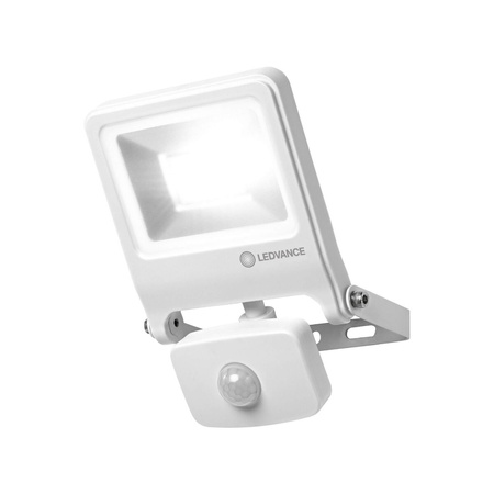 LED Fluter 20W 1700lm 3000K IP44 Weiß mit Bewegungssensor LEDVANCE Flutlicht Endura