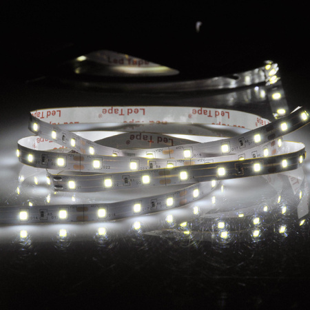 LED Streifen 12V 10W 300LED 2835 Kalt 8mm 5m