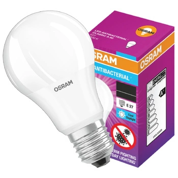 LED Leuchtmittel E27 A60 10W = 75W 1055lm 6500K Kalt 200° OSRAM ANTIBAKTERIELL