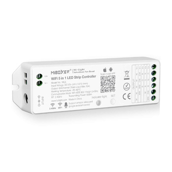 Dimmer-Controller-Empfänger Universal LED RGB+CCT, RGBW, RGB, CCT, MONO für Lichtbänder 12-24V DC 12A WL5 MI-LIGHT