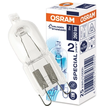 Halogenlampe G9-Kapsel 25W 260lm 230 V für OSRAM-Ofen