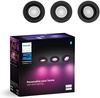 3x LED-Einbauleuchte 4.2W 400lm IP20 Weiß und Farbe Ambiance RGB + TW Schwarz Smart SMART Zigbee Bluetooth Centura Philips HUE