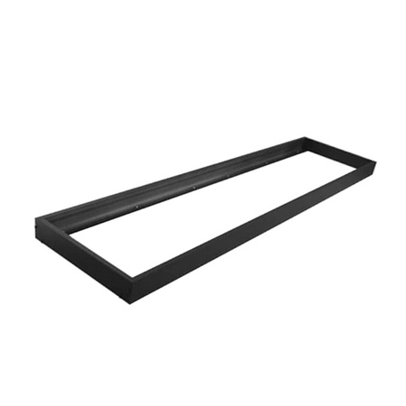Aufbaurahmen für LED-Panel 120 x 30 cm Schwarz ECOLIGHT