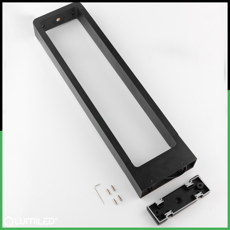 Gartenleuchte 10W, Außenstehleuchte Pollerleuchte 60cm ERICA LUMILED