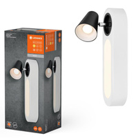 LED-Decken-Wandleuchte Wandmontage Aufputz 13W 490lm CCT Dekorativer Weißer Spot Neptune Ledvance