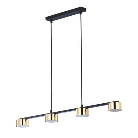 DALLAS GOLD/BLACK Pendelleuchte Schwarz und Gold Modern 4xGX53 6094 TK Lighting