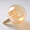 Dekorative LED Lampe E27 G125 4W 200lm 1800K Warm 320° DecoVintage Amber Pillar GOLDLUX (Polux)