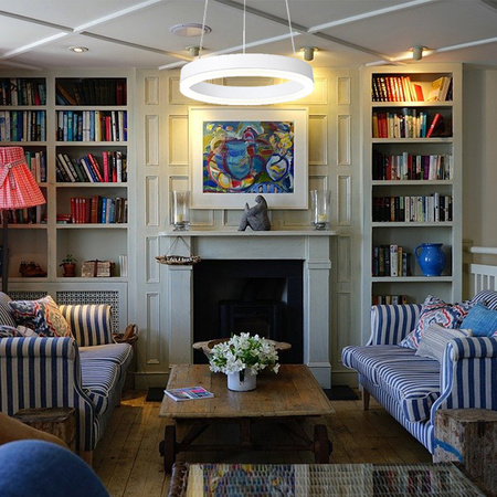 LED FOKKO 9W 3000K WHITE GOLDLUX modische Hängeleuchte Deckenleuchte (Polux)