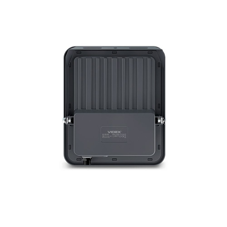 Solarfluter LED-Lampe mit Fernbedienung 6W 500lm 5000K Neutral 90° 3.7V IP65 IK07 Aufputz Grau VIDEX