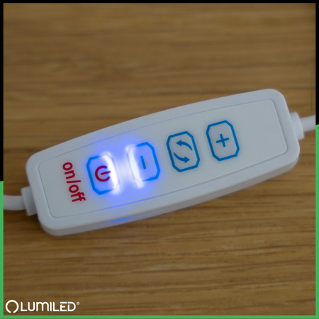 Schreibtischlampe LED 8W CCT Zeichnung Tischlampe 3x Vergrößerungsglas LUCA 2 Weiß LUMILED