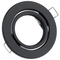 Einbaustrahler GU10, MR16 Einbauspot HALOGEN Runde beweglich Graphit Blech LUMILED