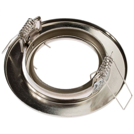 Einbaustrahler GU10, MR16 Einbauspot HALOGEN Runde beweglich Satin Blech AURELI LUMILED