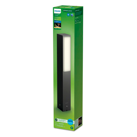 STRATOSPHERE 3.8W 2700K Warm IP44 Anthrazit PHILIPS LED Säulengartenlampe