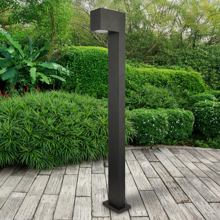 Garten Standing Pole Lampe GU10 Schwarz IP54 Boston Sanico Goldlux