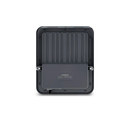 Solarfluter LED-Lampe mit Fernbedienung 6W 500lm 5000K Neutral 90° 3.7V IP65 IK07 Aufputz Grau VIDEX