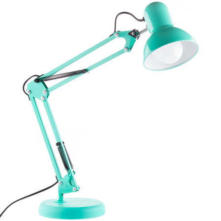 Schreibtischlampe E27, Zeichentisch-Schreibtischlampe mit Tischklemme Mint TOBI LUMILED