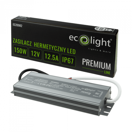 LED-Netzteil IP67 150W 12V Premium Ecolight