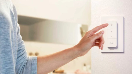 AMAZE White 25W CCT RGB PHILIPS HUE Bluetooth Zigbee Pendelleuchte + Dimmschalter