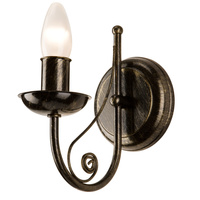 Wandleuchte DONATO E14 Schwarz Classic KM-1.29 Lamkur