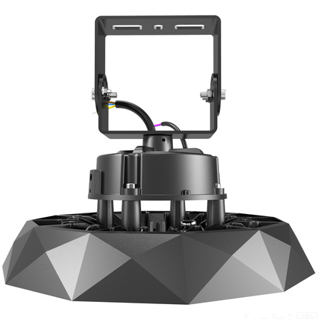 LED-Industrieleuchtenausleger Anica 100W Schwarz Kobi